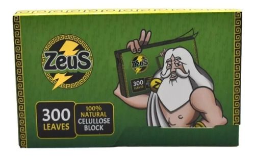 CELULOSA ZEUS 1 1/4 x300 UNIDADES HOJA ANCHA CELULOSA ZEUS 1 1/4 x300 UNIDADES HOJA ANCHA