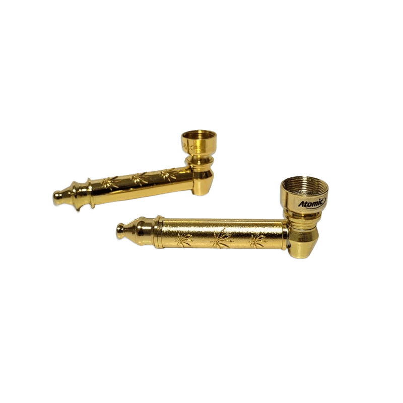 PIPA DE METAL - DORADA HOJITA DK8159K