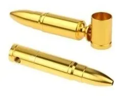 PIPA DE METAL - ROK BALA DORADA PIPA DE METAL - ROK BALA DORADA
