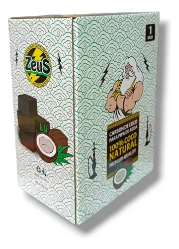 CARBON PARA NARGUILE COCO 1KG - ZEUS