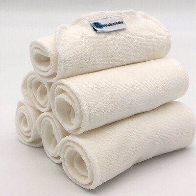 Bamboo Diaper Insert *Booster* - 3-Layer (6 pack)