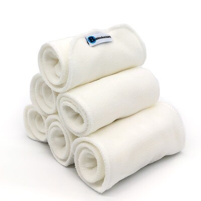 Cloth Diaper Inserts - 6-Layer (6 pack)