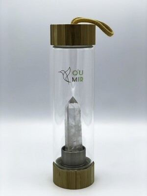 Clear Crystal Water Bottle