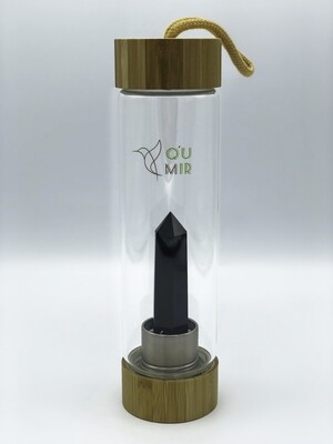 Obsidian Crystal Water Bottle