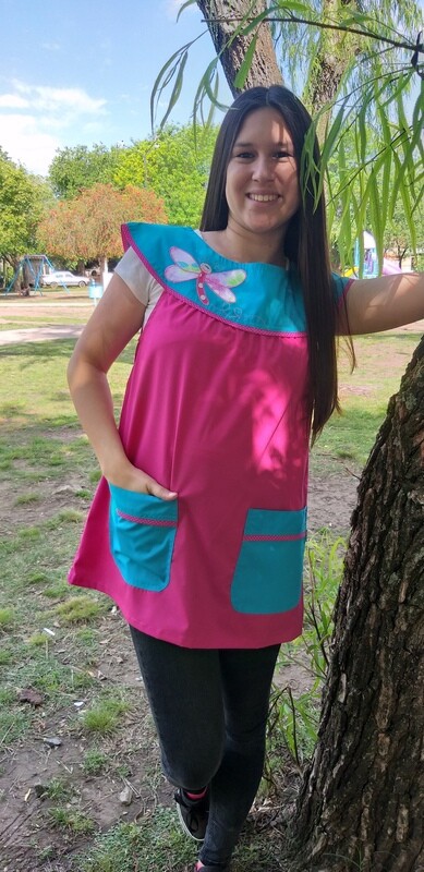 Baby FUCSIA con LIBELÚLA