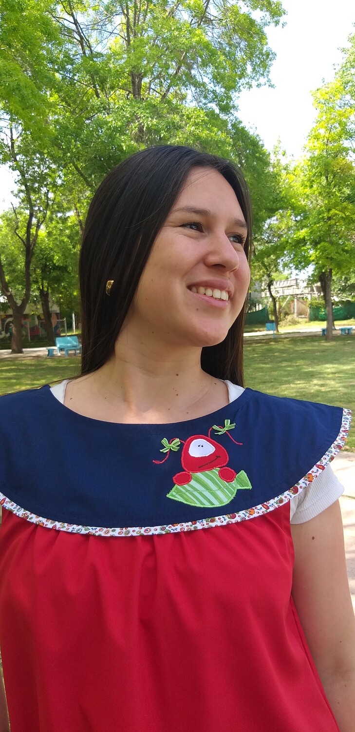 BABY ROJO con azul con HORMIGA