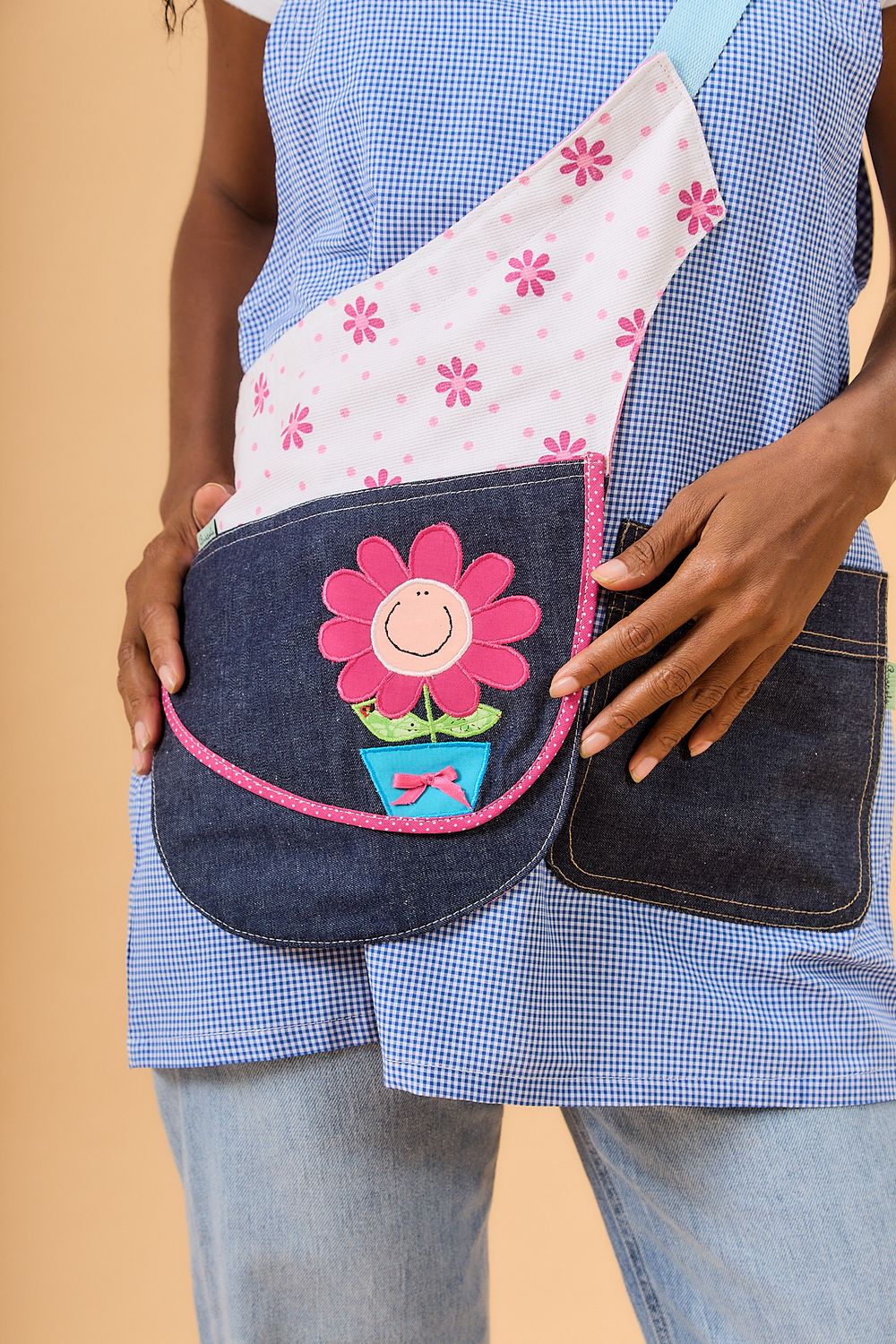 JUMPER  CUADRILLÉ con BANDOLERA FLORENCIA