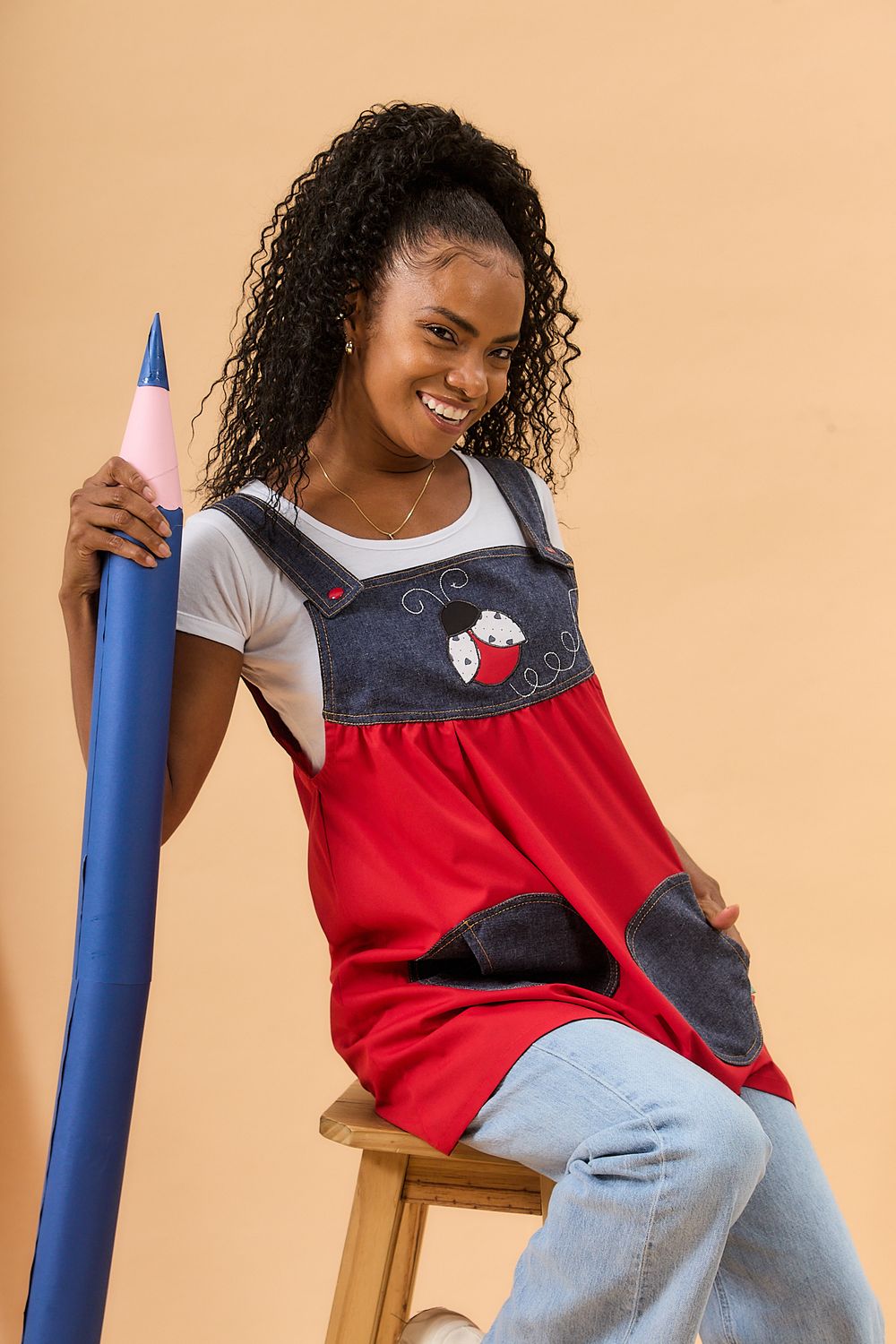 CAPRICHOSA ROJO con vaquita