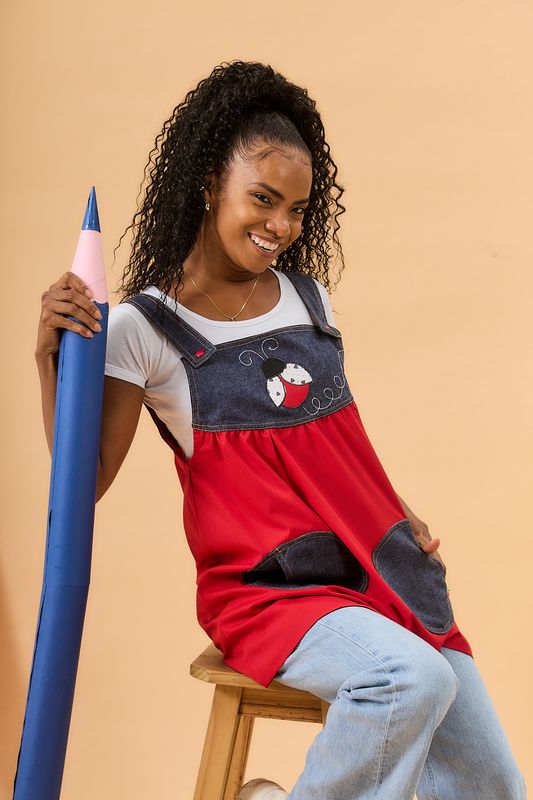 CAPRICHOSA ROJO con vaquita