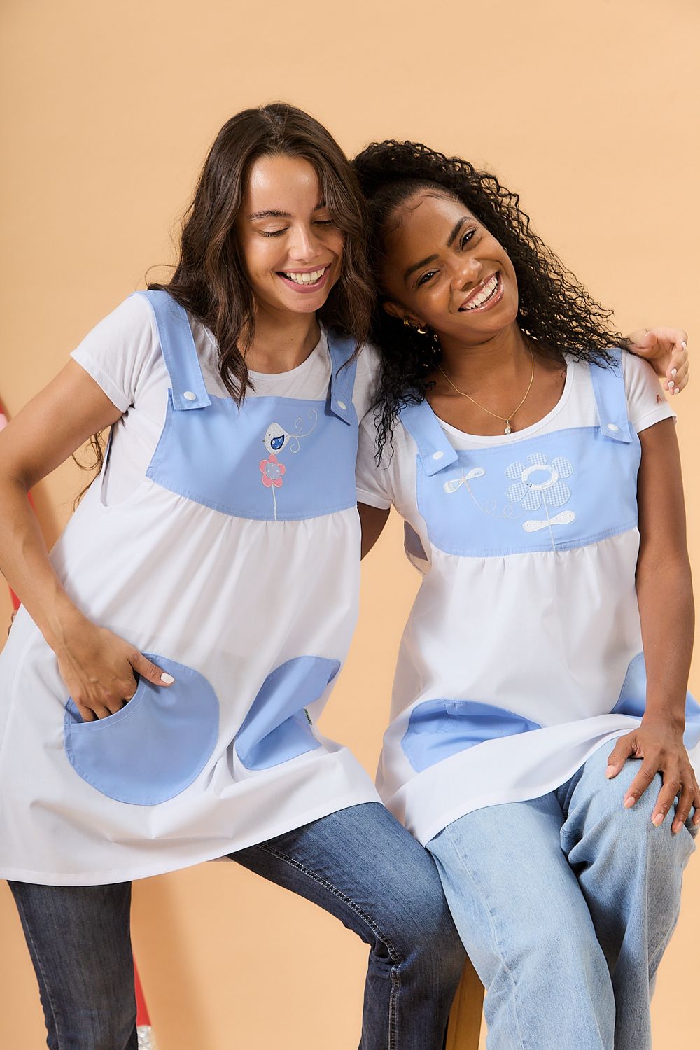 Caprichosa  Patrio blanco con pajarito