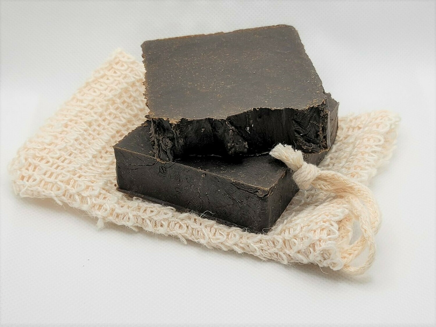 WillieDell&#39;s Ayurvedic All-In-One Natural Shampoo Bar w/ Ramie Saver Soap Bag (Hair, Body &amp; Face)