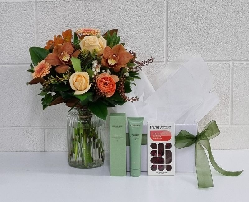 Autumn  Posy Gift Box
