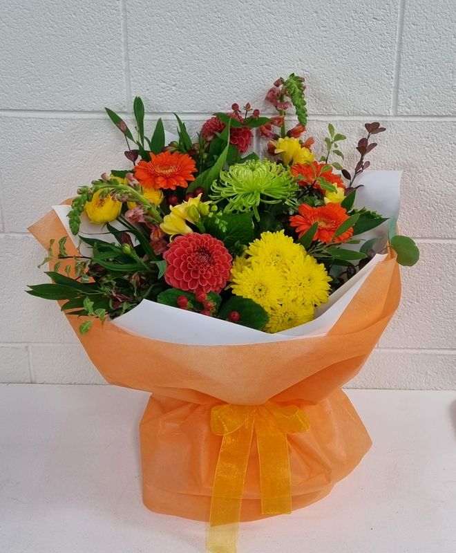 Flowers in a Water Filled Box Bright