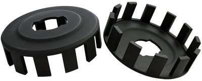 Vortex Drum, 12 Slots, Three-Disc, Flats, Steel, Part No. 4823