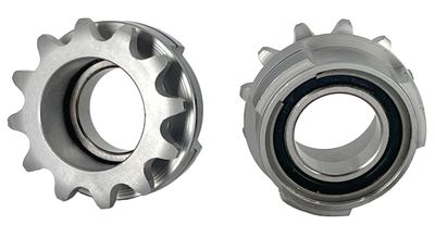 SMC 12 Tooth - #35 Chain, Ball Bearing Sprockets, REV3 pattern, Part No. 5012 (Requires spacers #5031 or 5093.)