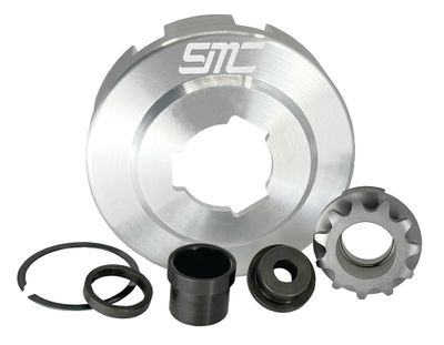 INBOARD 11T-#35, REV3 Pattern Sprocket &amp; Drum Assembly, One-Disc Bully clutches, Part No. 5053