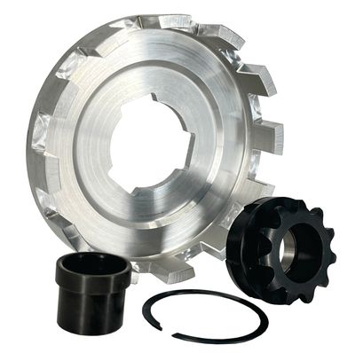 INBOARD 11T-#35, REV3 Pattern Sprocket &amp; Drum Assembly, Two-Disc SMC clutches, Part No. 5054