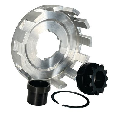 INBOARD 11T-#35, REV3 Pattern Sprocket &amp; Drum Assembly, Three-Disc SMC clutches, Part No. 5057