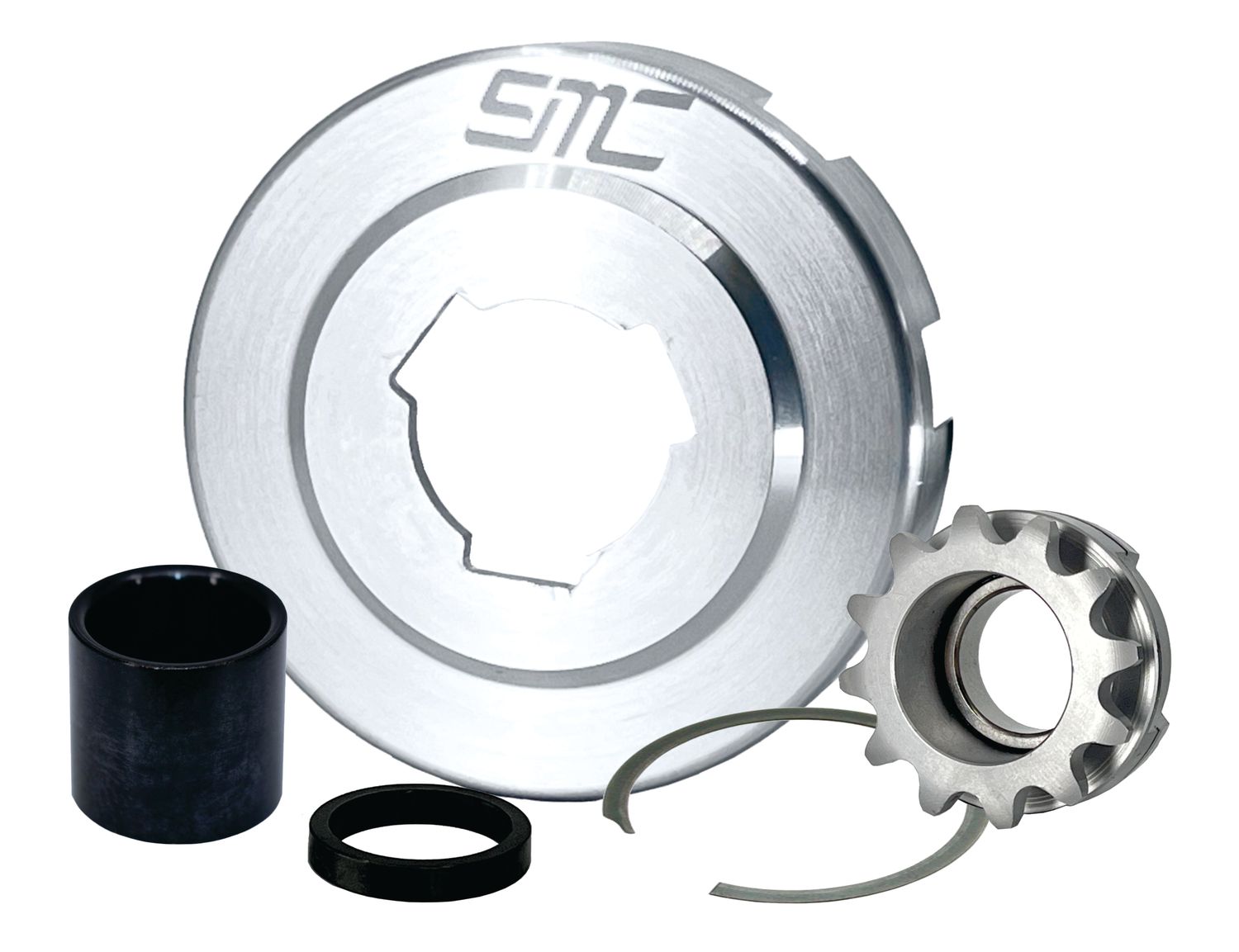 INBOARD 12T-#35, REV3 Pattern Sprocket &amp; Drum Assembly, Two-Disc Gator/Viper clutches, Part No. 5065