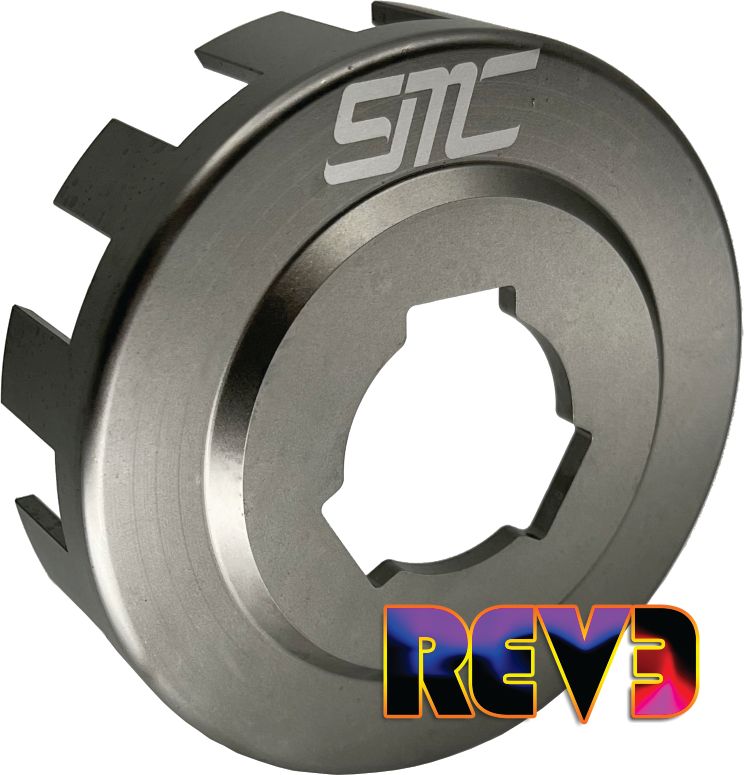 SMC Steel Drum, 12 Slots, Three-Disc, REV3 Pattern,  Part No. 5025