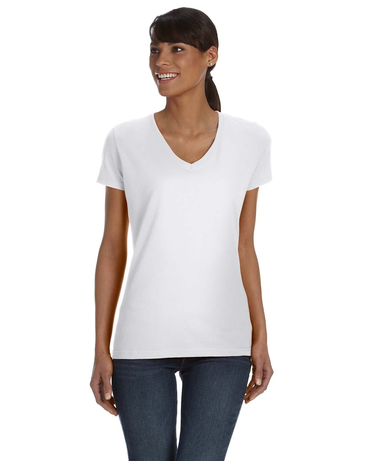 Women&#39;s V-Neck T-Shirts (Fruit of the Loom)