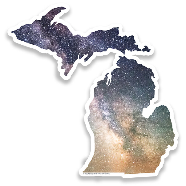 Michigan Sticker - Milky Way