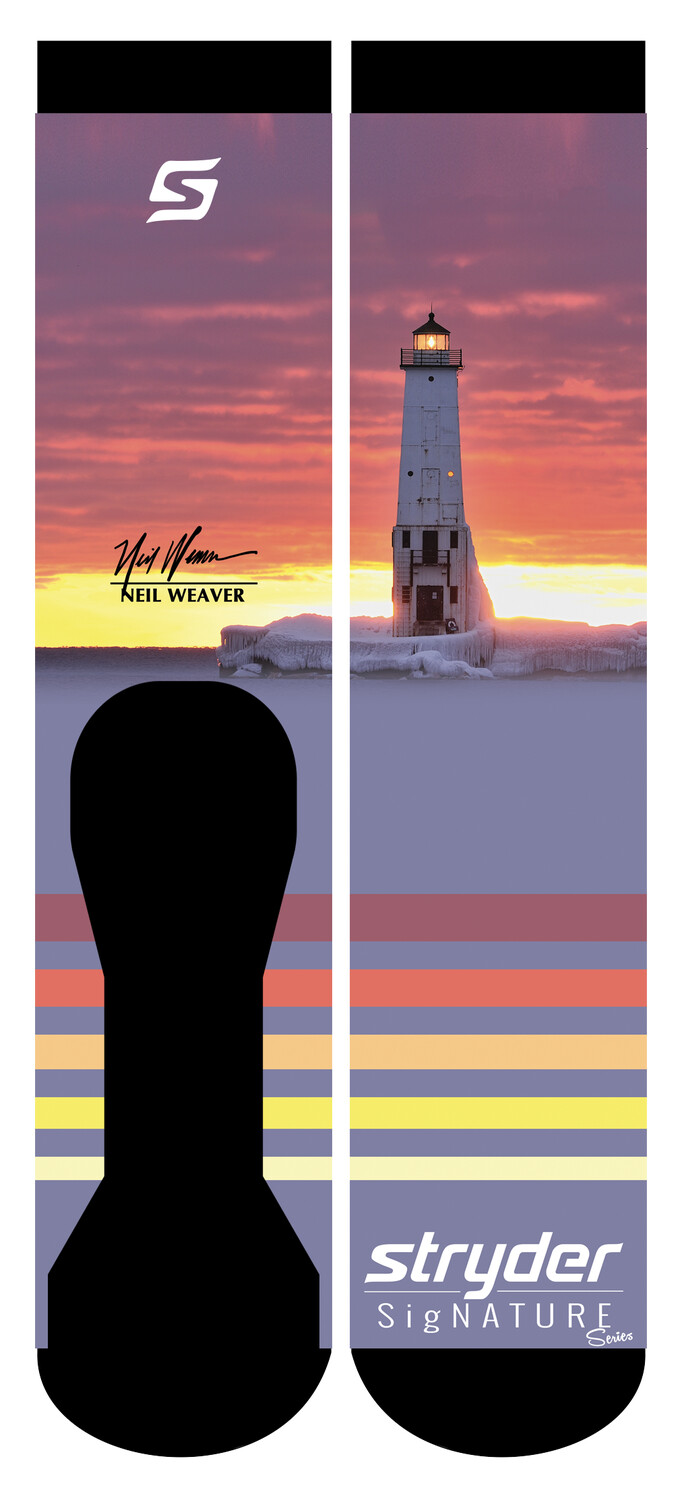 Frankfort Lighthouse Sock Pair
