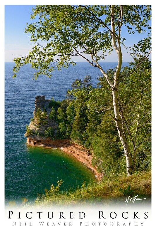 Pictured Rocks Fridge Magnet