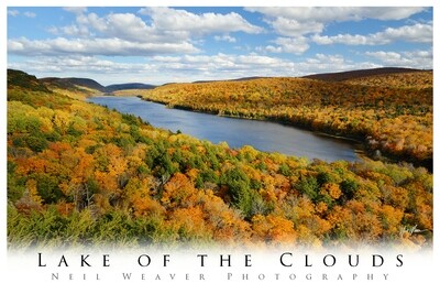 Lake of the Clouds Fridge Magnet