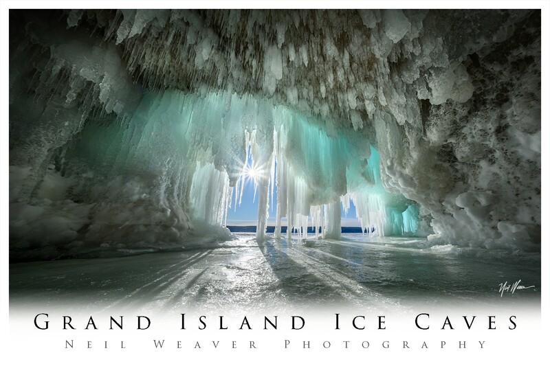 Grand Island Ice Curtains Fridge Magnet
