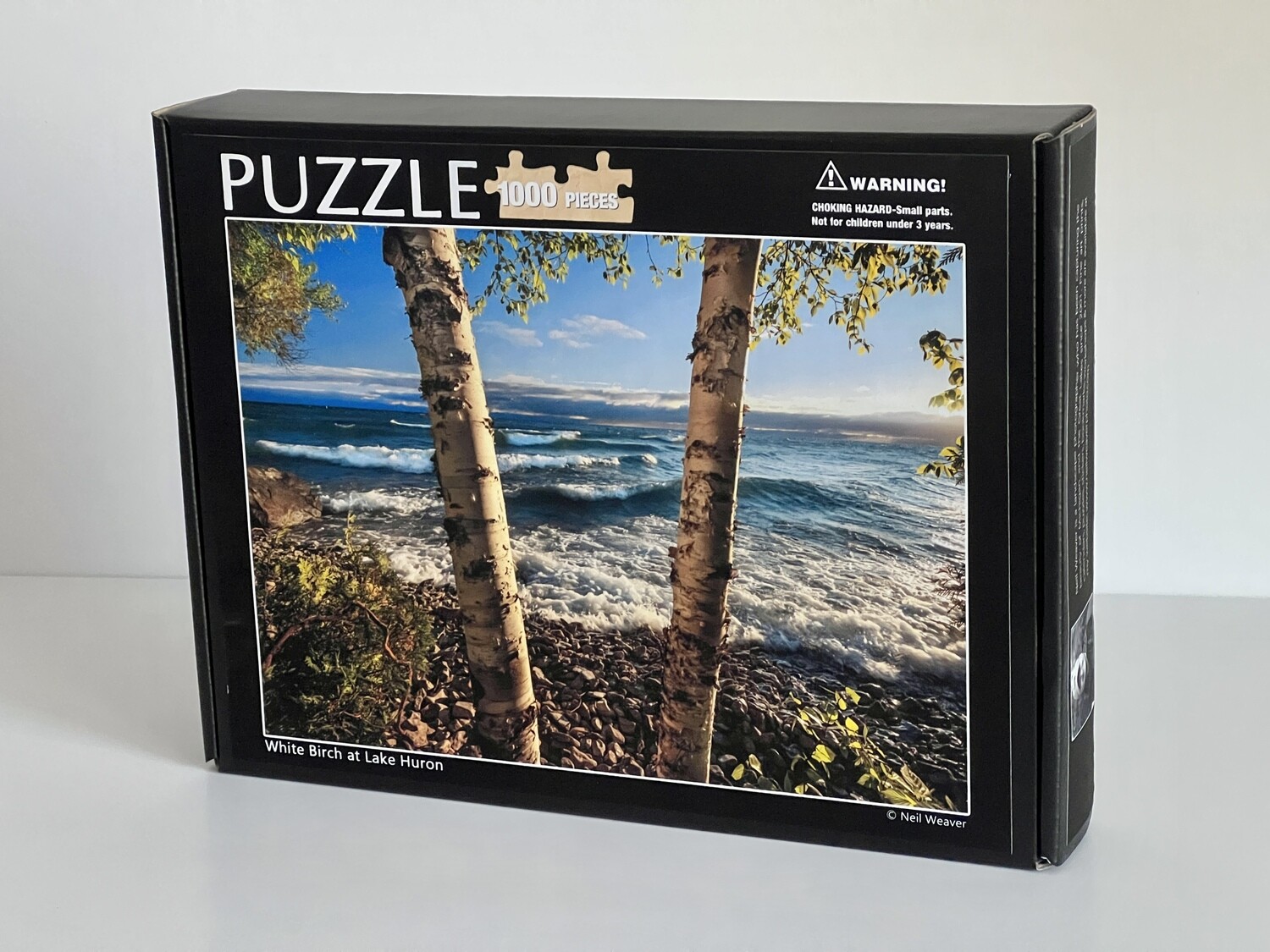 1000 pc Puzzle - White Birch at Lake Huron