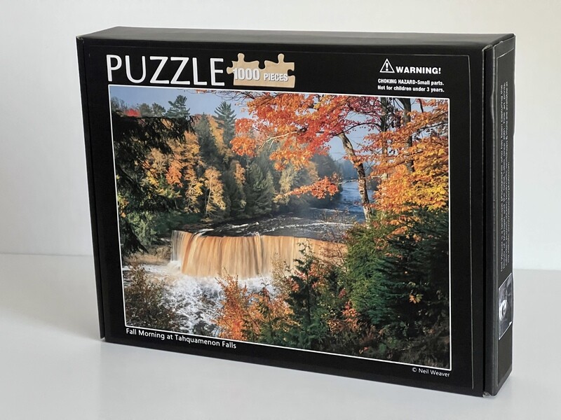 1000 pc Puzzle - Fall Morning at Tahquamenon Falls