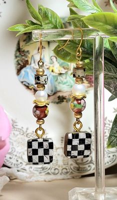 Checkerboard Earrings