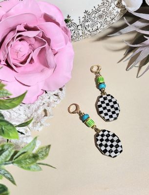 Checkerboard Earrings