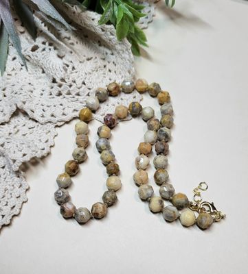 Crazy Lace Agate Necklace