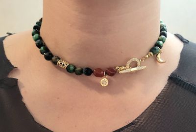 Tiger Eye Choker/Wrap Bracelet