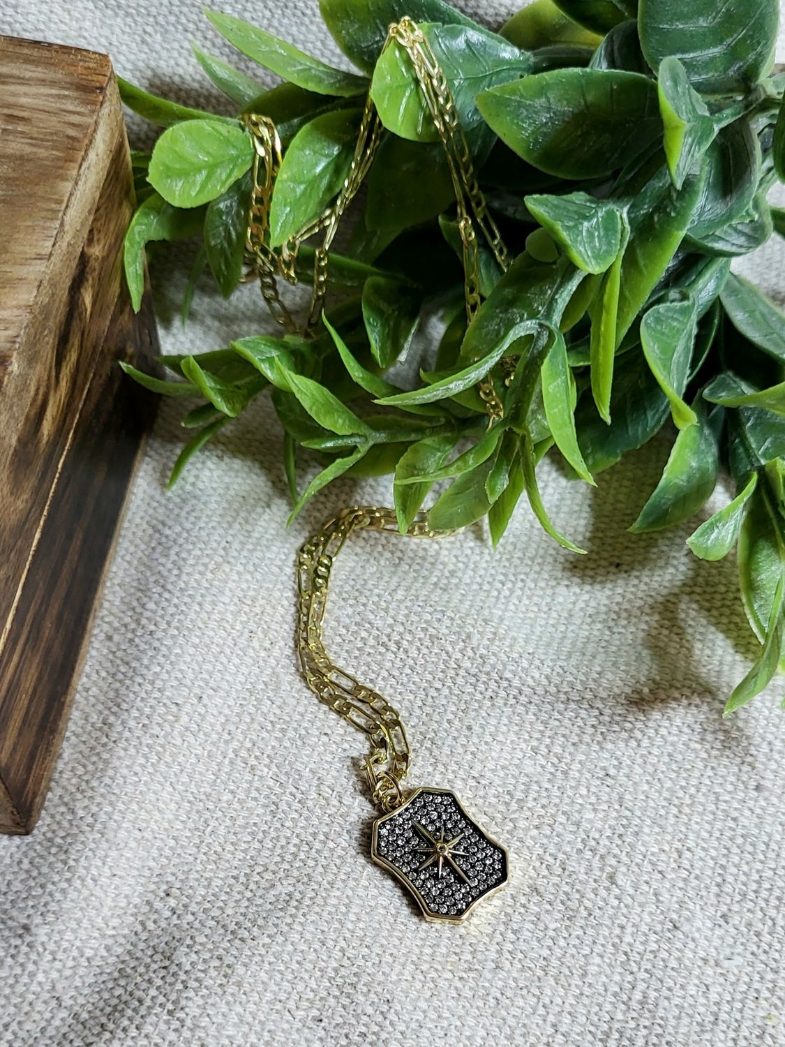 Pave Starburst Necklace