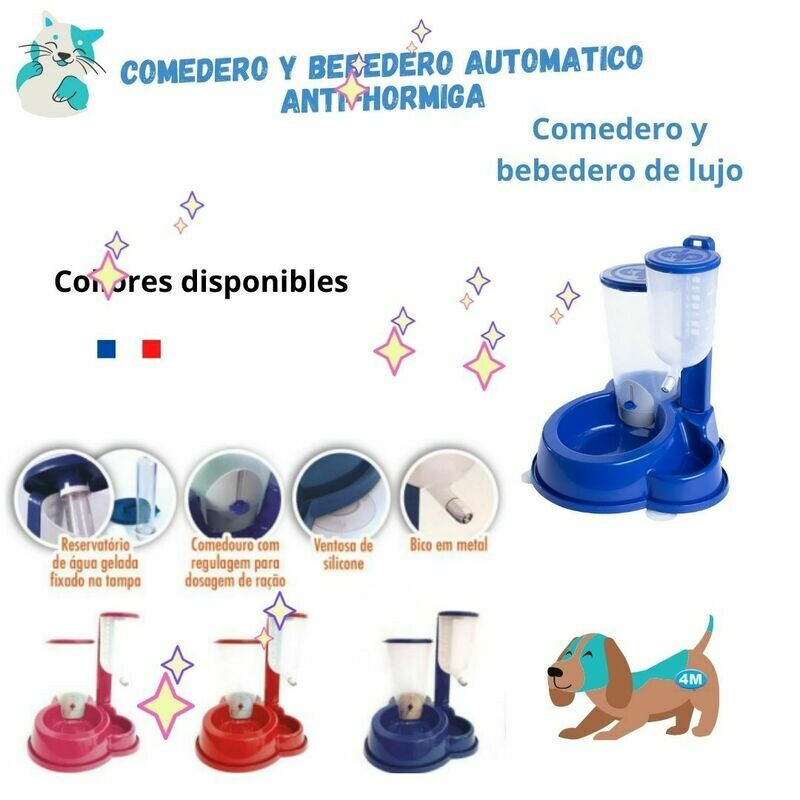 Comedero y Bebedero automáticos anti-hormigas