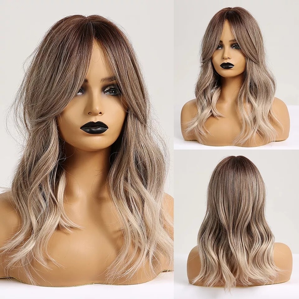 Peruca Ombre Blond