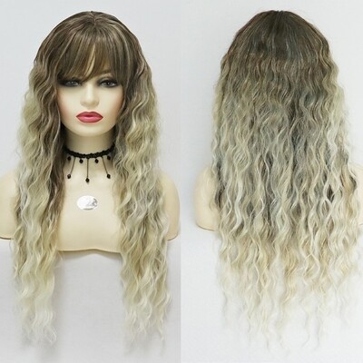 Peruca creata Ombre Blond Gri