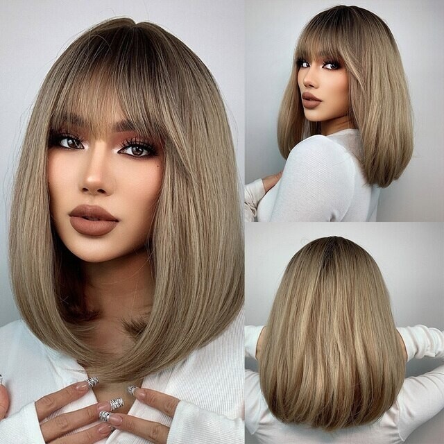 Peruca SATEN deschis