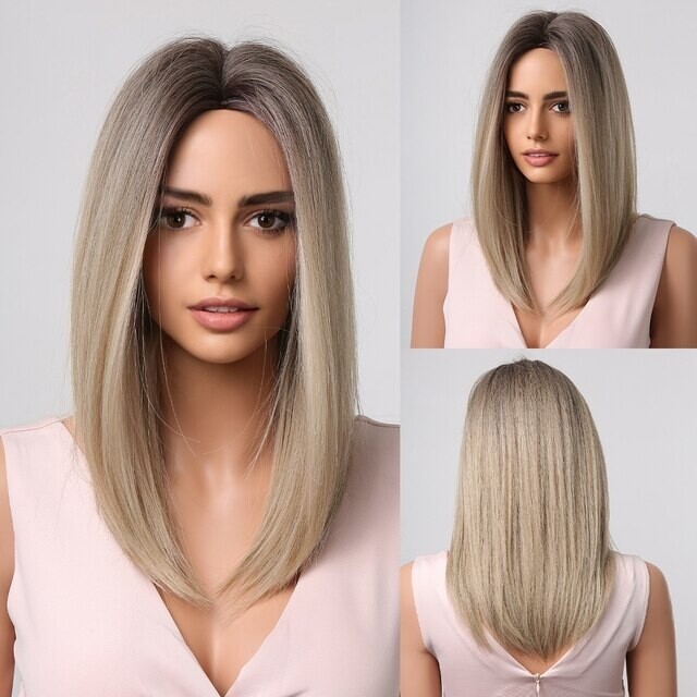 Peruca Blond CENUSIU