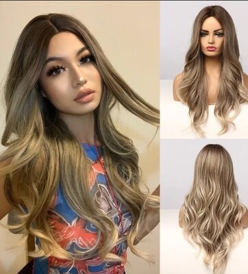 Peruca OMBRE BLOND inchis