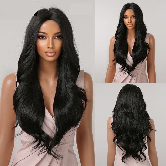 Peruca NEAGRA (76 cm)