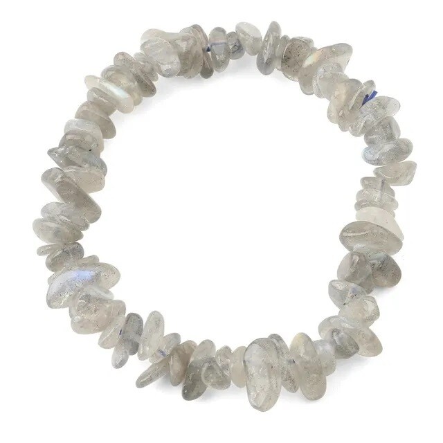 Bratara Labradorit pietre chips 6-8mm