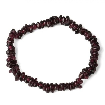 Bratara Granat pietre chips 6-8 mm