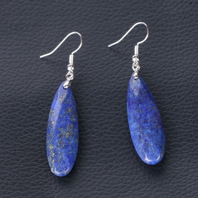 Cercei Lapis Lazuli lacrima