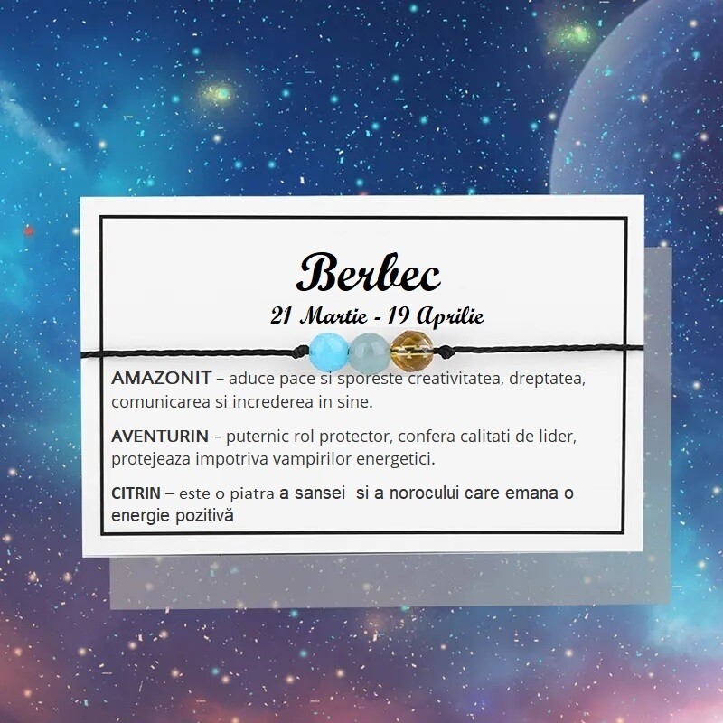 Bratara zodia BERBEC