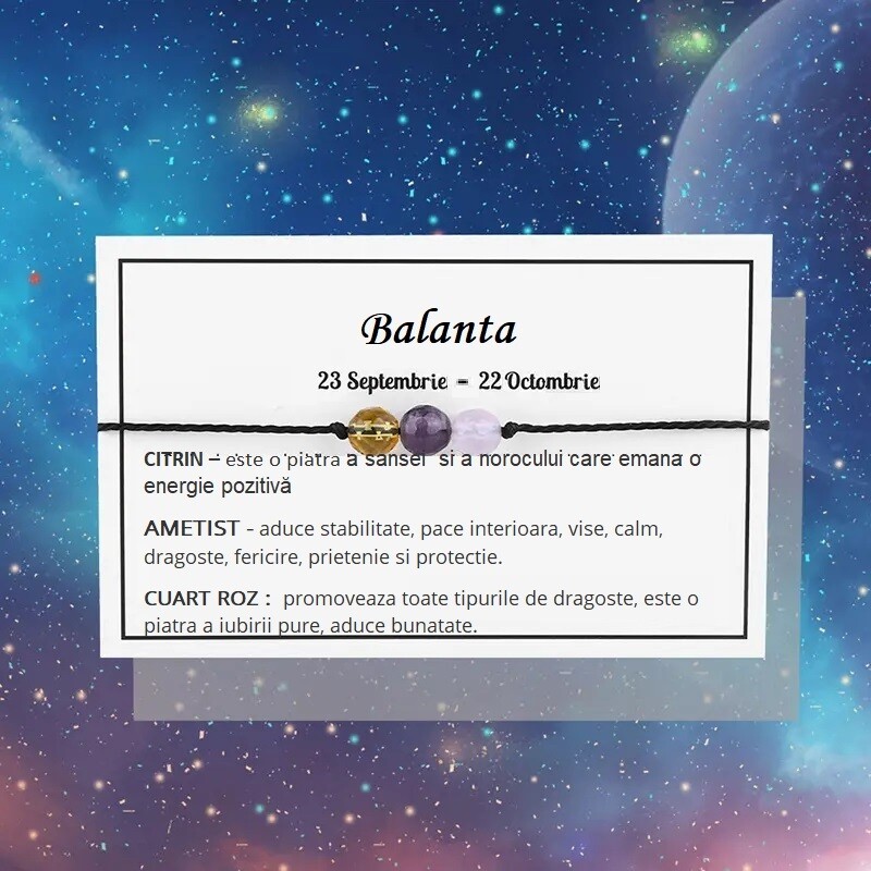 Bratara zodia BALANTA