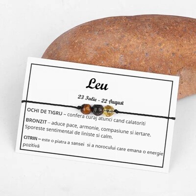Bratara zodia LEU